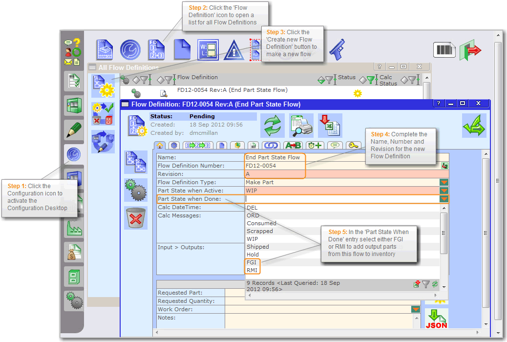 ez-mes: Inventory Management Flow 1